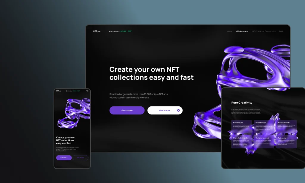 Приложение по созданию NFT-Коллекций